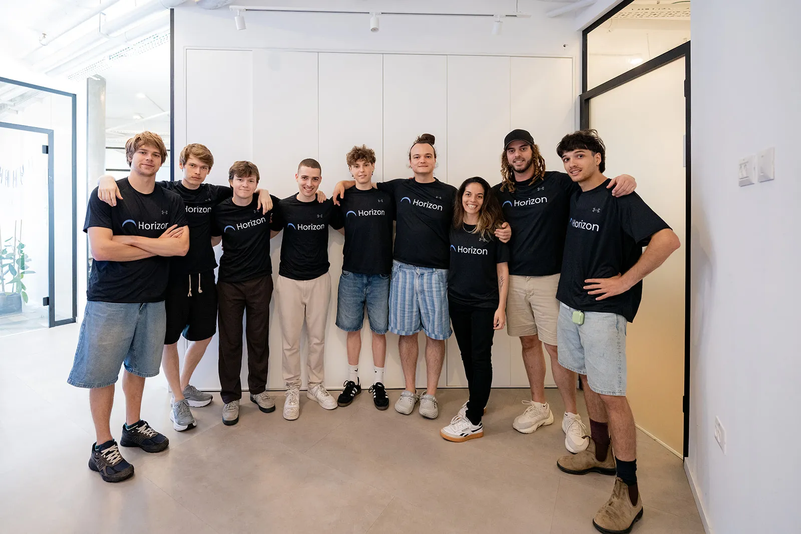 The Horizon team at the office